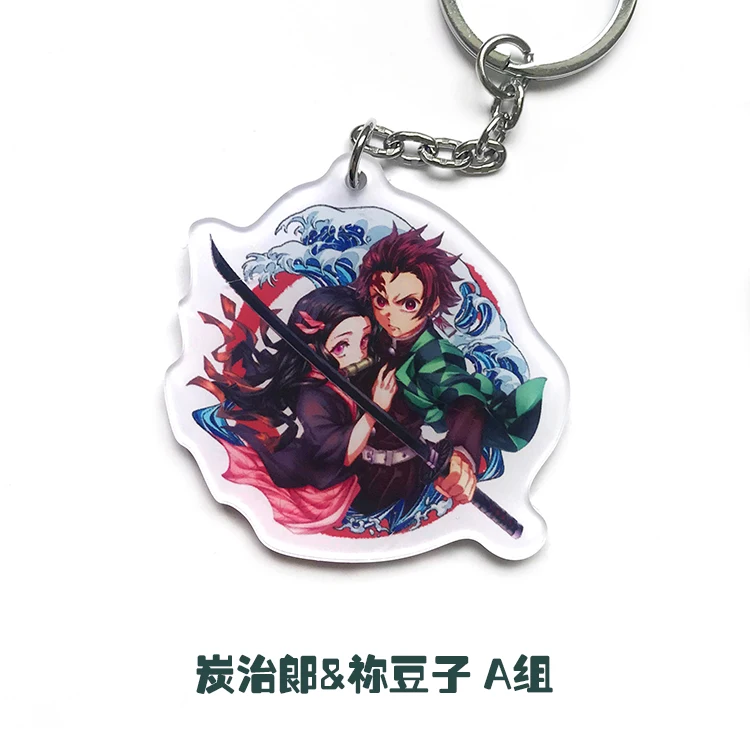 Аниме Demon Slayer: Kimetsu no Yaiba Agatsuma Zenitsu фигурка Косплей акриловый брелок сумка Подвеска Брелок Милые подарки