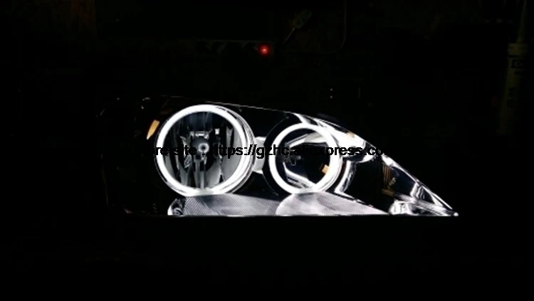 Для hyundai Santa Fe santafe 2007-2012 ультра яркий дневной светильник DRL CCFL ангельские глазки демон глаза комплект Теплый Белый Halo Кольцо