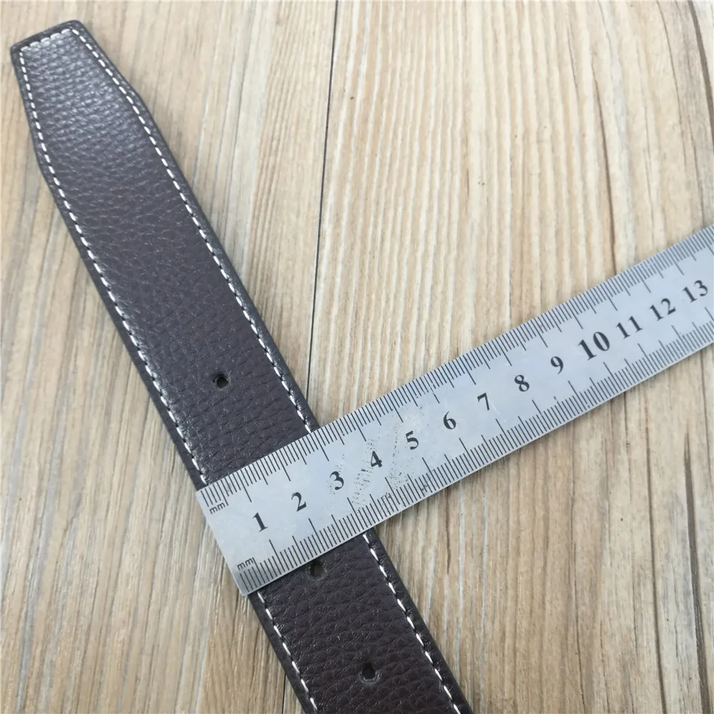 L2016121 мужской двусторонний ремень с пряжкой модный кожаный | Аксессуары для