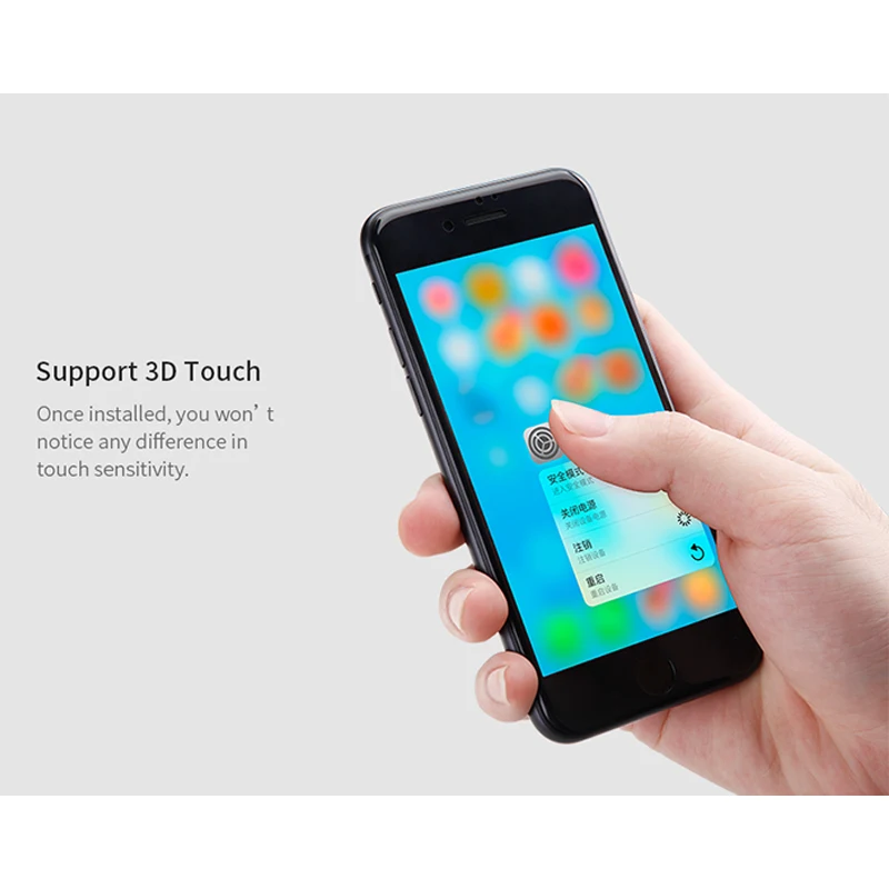 For iphone 7 стекло Оригинальный 3D изогнутый край Полное покрытие ScreenProtector для iPhone Plus