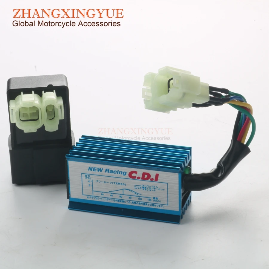 Скутер AC CDI блок зажигания для Лэнса Кабо Кали Гавана классический PSH Soho 50cc 4