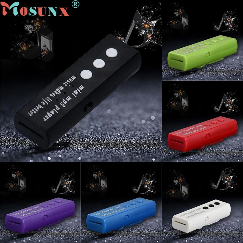 Mosunx A18 Mecall Tech новый горячий мини USB клип цифровой Mp3 музыкальный плеер поддержка 16