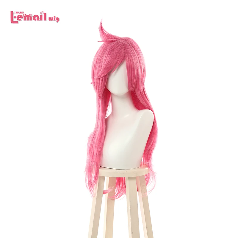 

Парик для косплея по электронной почте, парик для косплея LoL katарина, парик для косплея боевой академии, Длинный розовый термостойкий синтет...