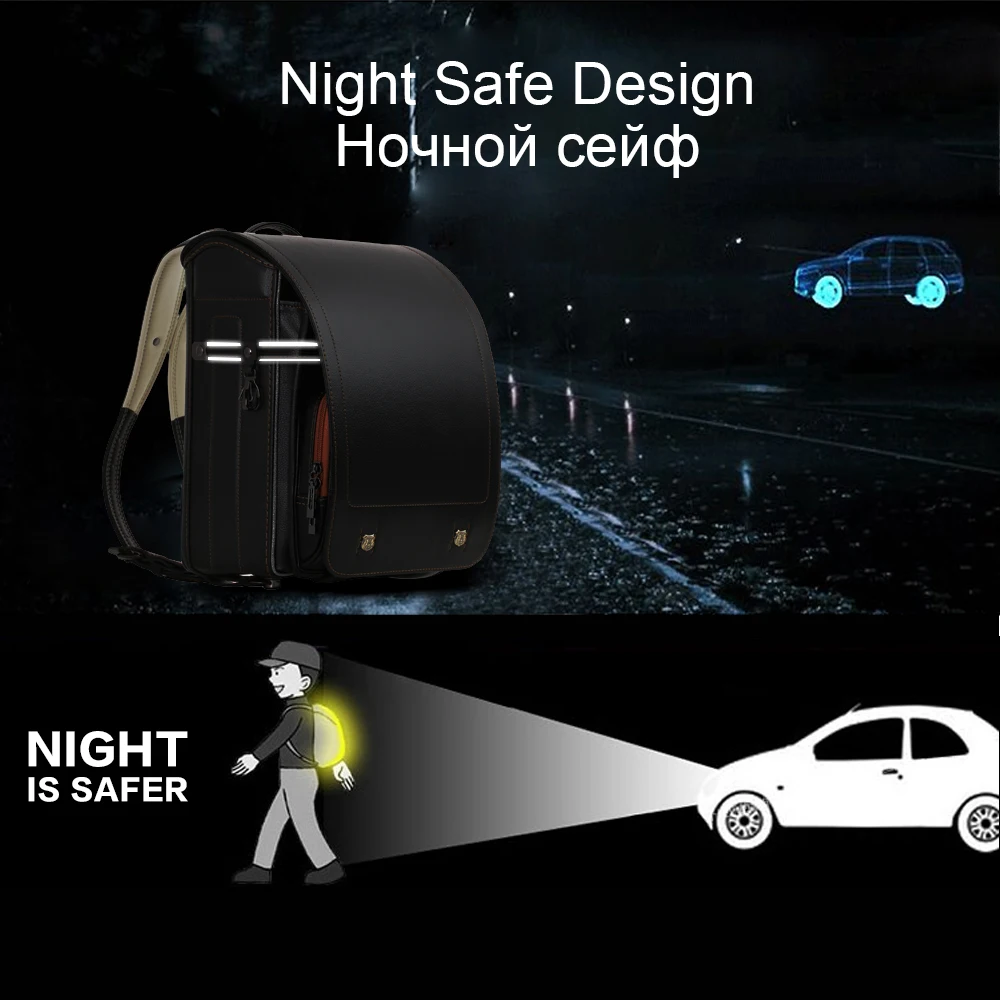 Coulomb Kid Backpack Luxury School Bag Boys Girls Japanese PU Hasp Solid Randoseru Orthopedic Children Backpacks cartable garçon