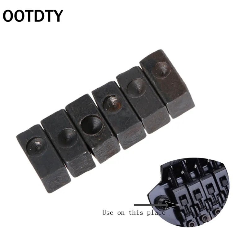 OOTDTY 6 шт. электрогитары с тремоло Бридж седло фиксирующий Зажим String вставка