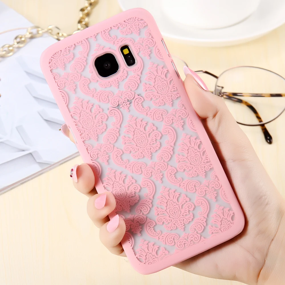 KISSCASE Ретро Дворец Флоры Для Samsung Galaxy S6 S7 Edge A7 A8 Demask Крышка Делюкс Элегантный