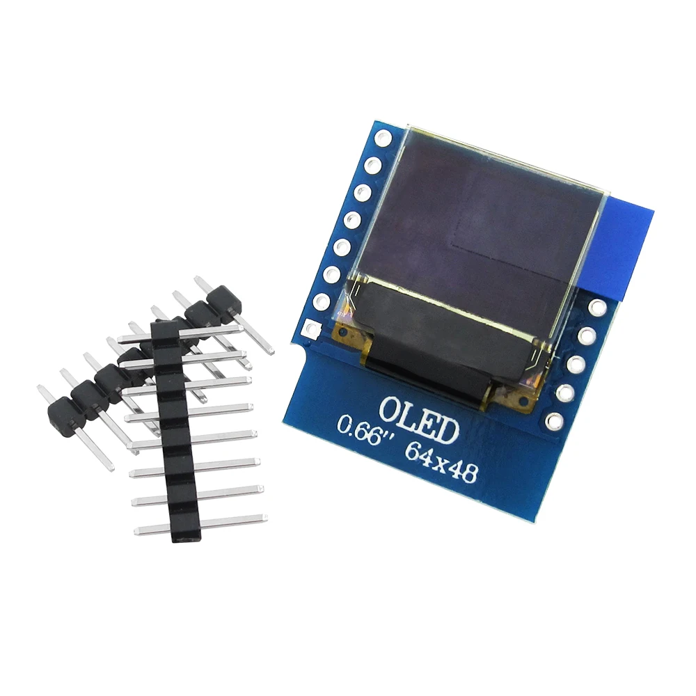 HAILANGNIAO 1 шт. 0 66 дюйма 64X48 IIC I2C OLED Светодиодный ЖК дисплей экран совместимый|Детали и