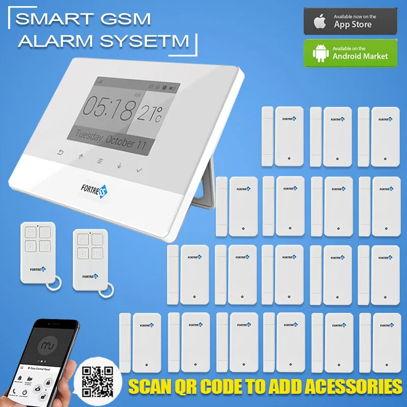 2016 IOS и Android Smart GSM Охранной Сигнализации Домашней Обеспеченностью Система