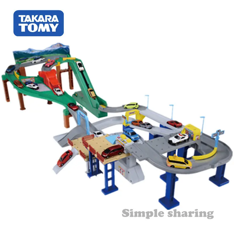 Takara TOMY Tomica литой электрический автомобиль трек набор горячие детские игрушки для