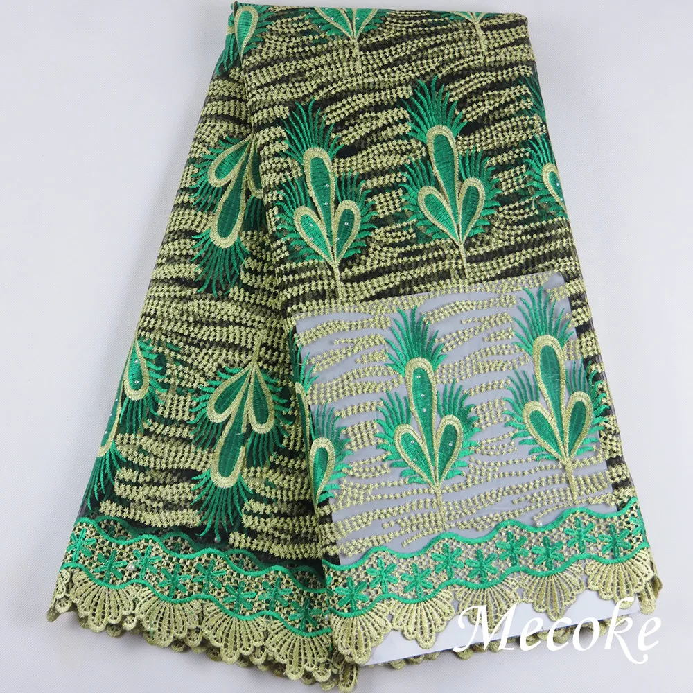 Новейшая Золотая корлор африканская кружевная ткань 2017 оптовая продажа