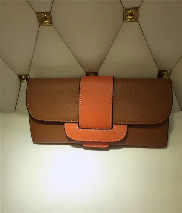 ochre orange Мягкие женские сумки-клатчи из натуральной кожи, конверт из воловьей кожи, маленькая сумка-Органайзер на плечо, вечерние женские сумки на запястье - Цвет: ochre orange