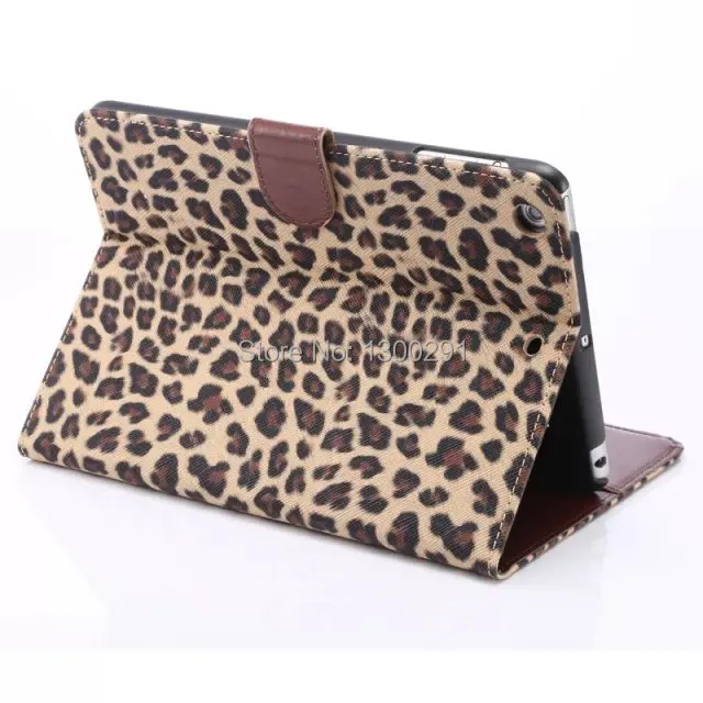 New Arrive Luxury Wallet Leather Case For ipad Mini 3/ 2/ 1 Fashion Smart Leopard Stand Cover Apple iPad mini2/mini3 | Компьютеры и