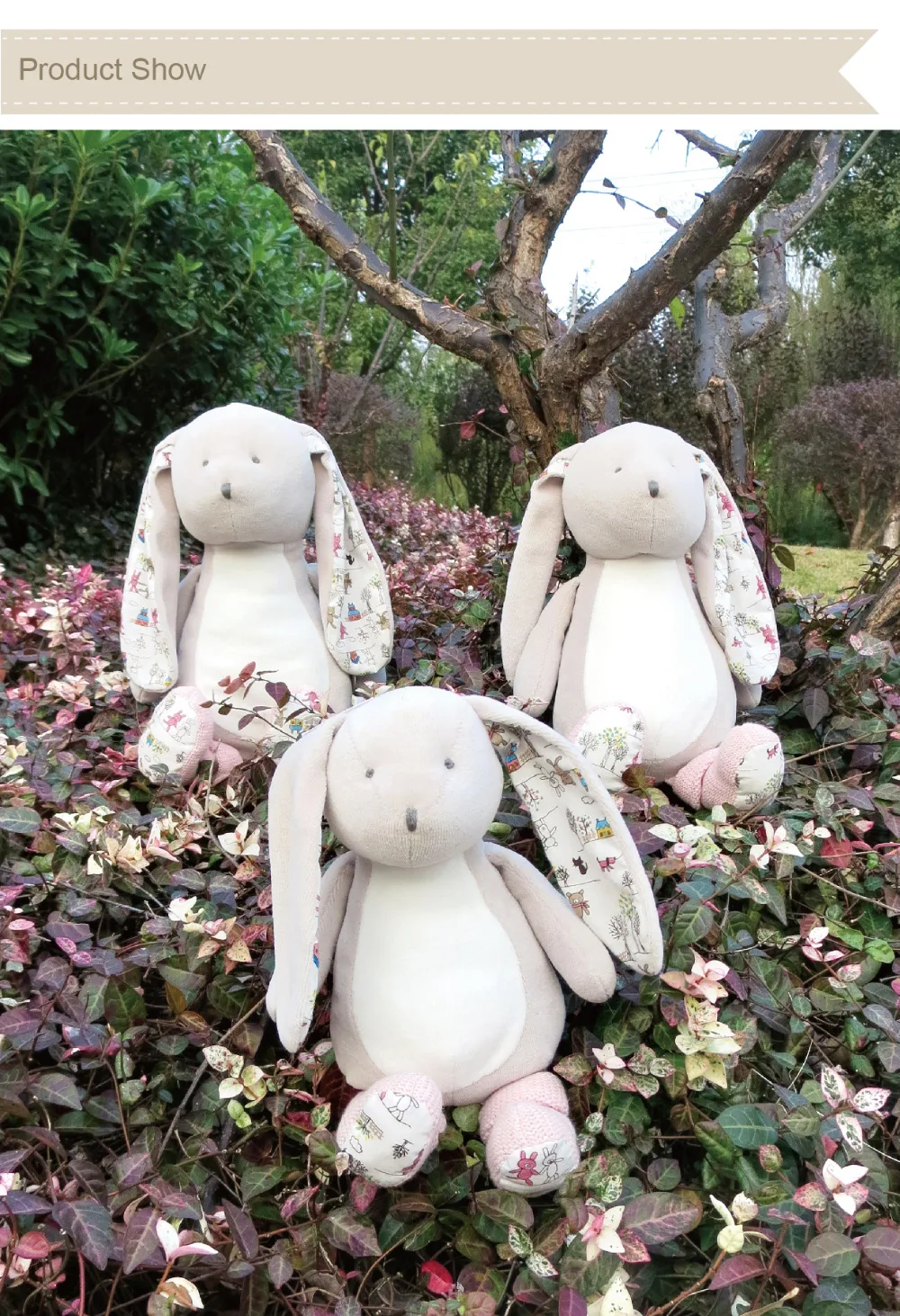Роскошная плюшевая игрушка Lop Rabbit экологичные детские игрушки для сна подарок на