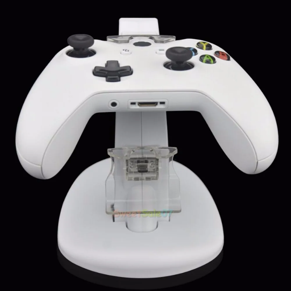 Микро USB двойной док-станция Подставка держатель для Xbox One тонкий Геймпад
