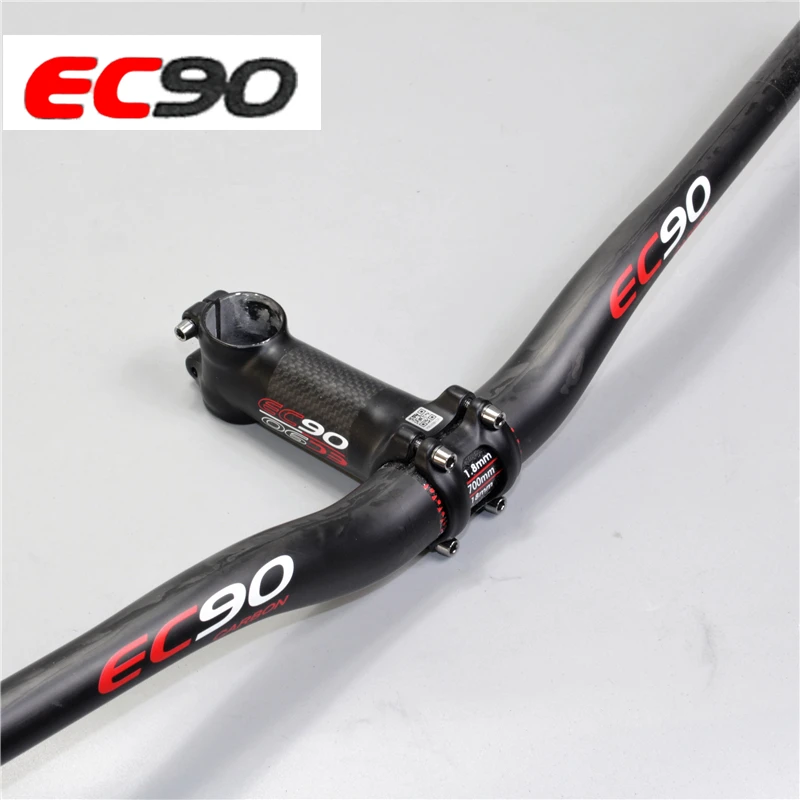 EC90 углеродный MTB/горный велосипед изгиб Riser руль/прямой плоский руль UD матовый 600/620/640/660/680/700/720/740/760 мм