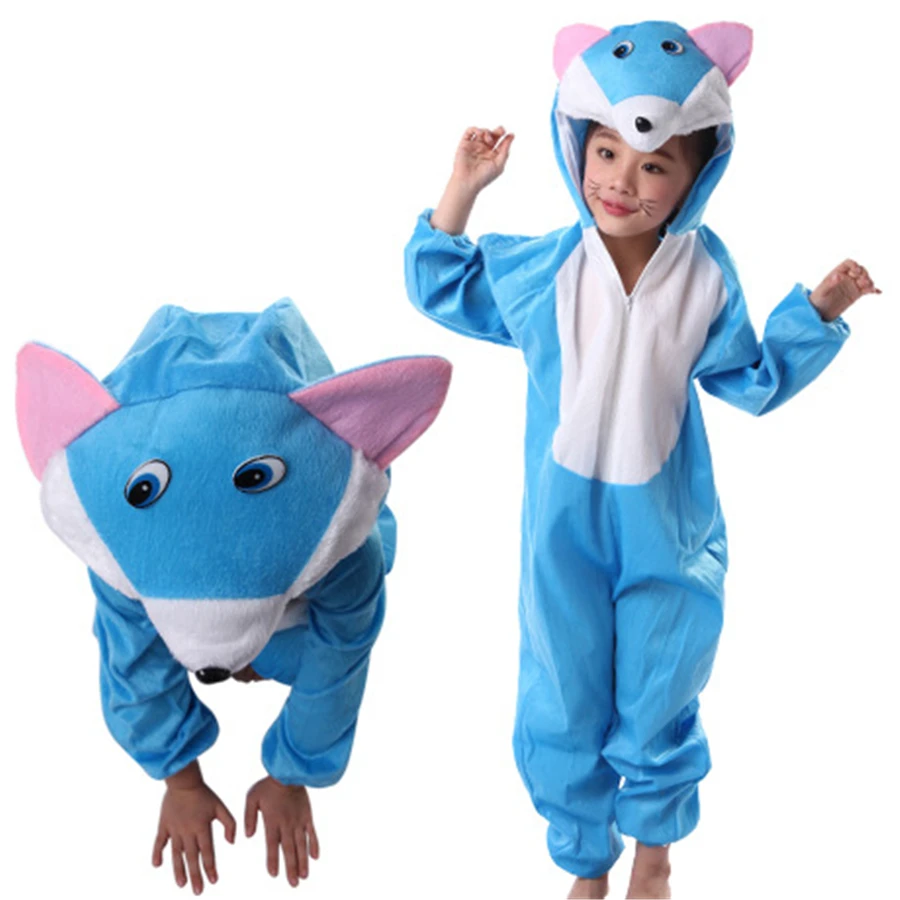 Halloween Kids Animal Pyjamas Onesize Cosplay Pajamas Costume Fancy Dress Cos Sleepwear |