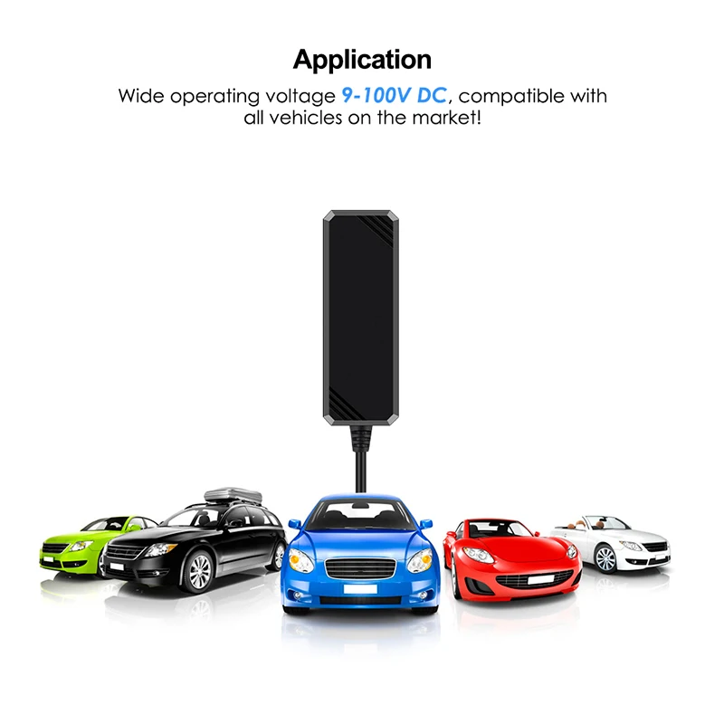 Мини GPS-трекер TKSTAR Car lk710c с дистанционным отключением топлива и определением местоположения в режиме реального времени для автомобилей 9-100V с функцией умной антикражи.