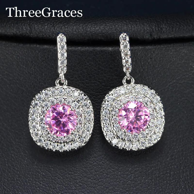 ThreeGraces Jewelry 5 цветов Варианты кубического циркония Проложить желтого цвета с