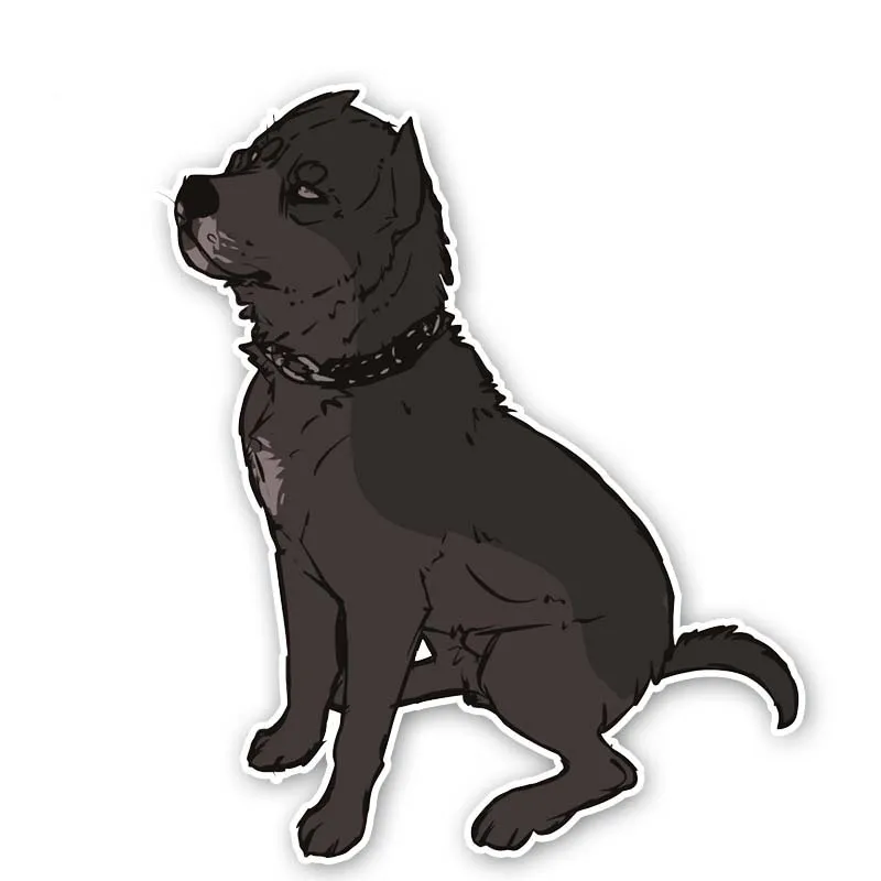 YJZT 12CM*14.5CM A Faithful Puppy PVC Decal Car Sticker 12-300378 | Автомобили и мотоциклы