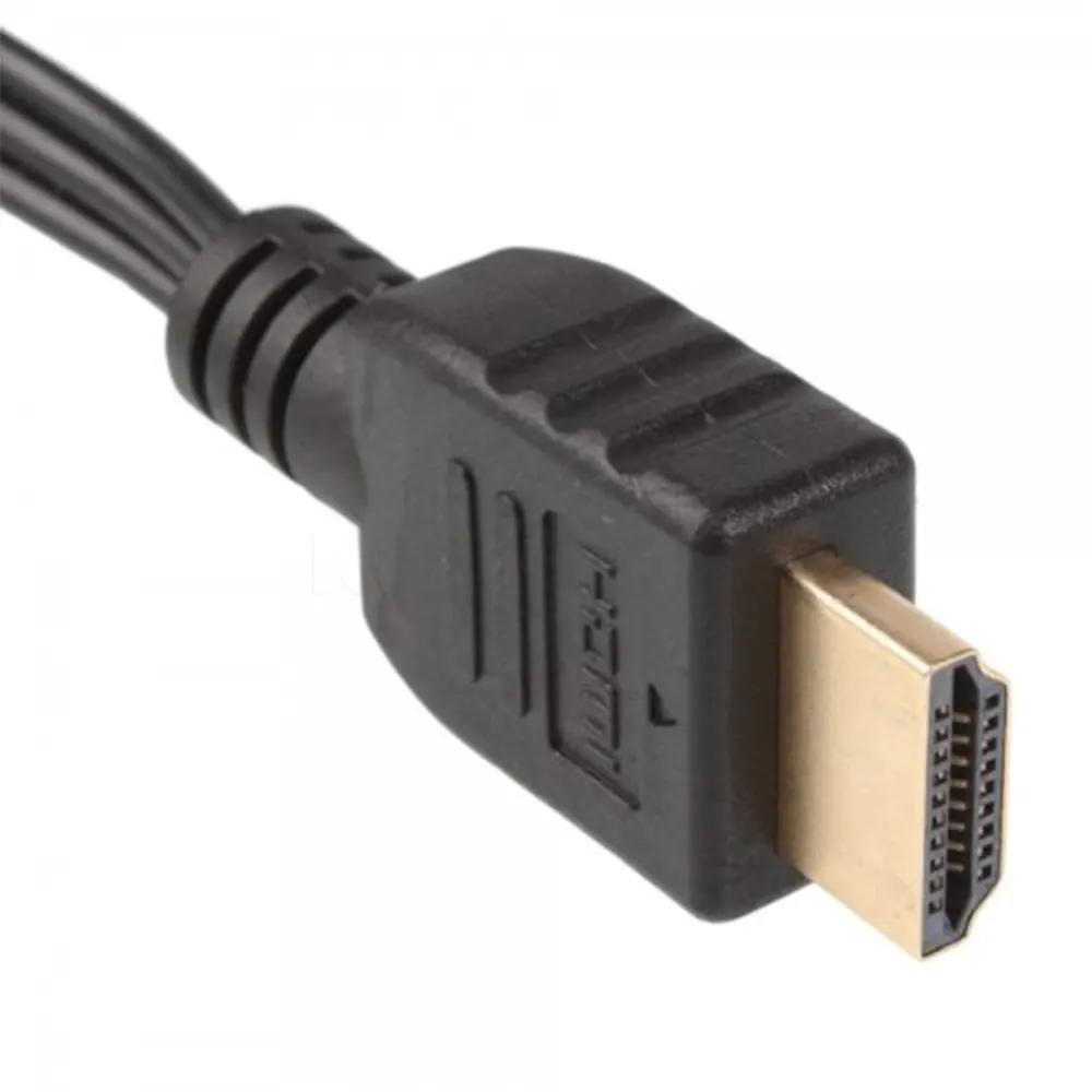 Hight Quality HDMI-compatible To 3RCA 3 RCA Adapter Connection function Video Component Convert Cable 3FT 1M For HD TV | Электроника
