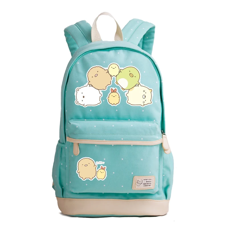 Kawaii sumikkourashi холщовые школьные сумки милые женские розовые рюкзаки Mochila Feminina девочки походный рюкзак для ноутбука рюкзак