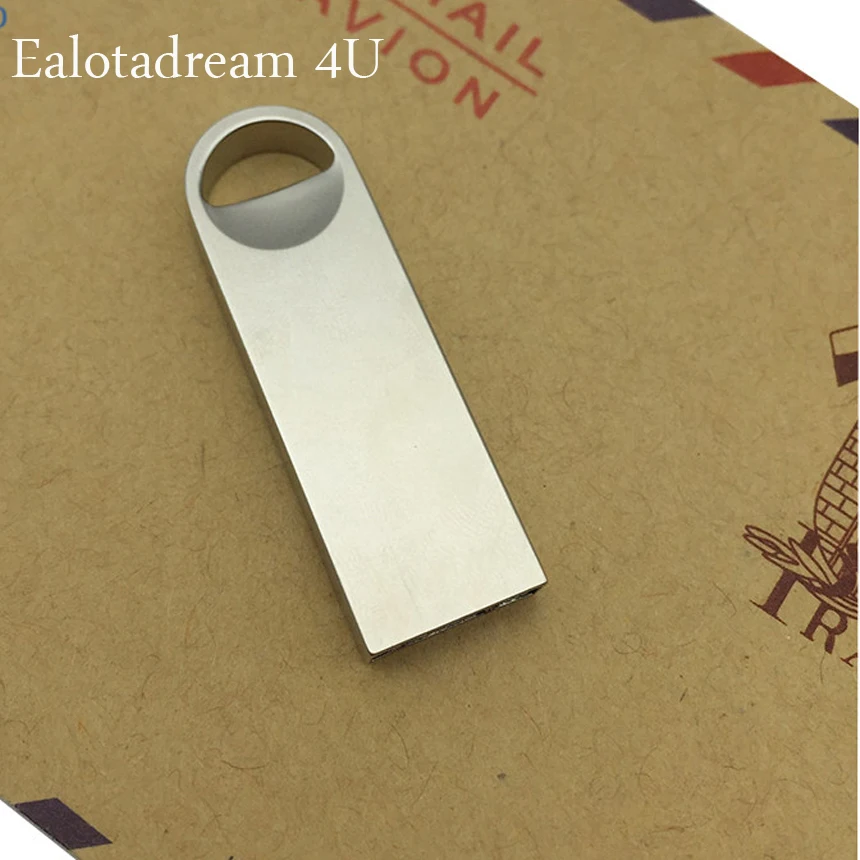 Ealotadream 4U флеш-диск USB 2 0 128 Гб 64 ГБ 32 16 8 4 мини флеш-накопитель металлический Флешка