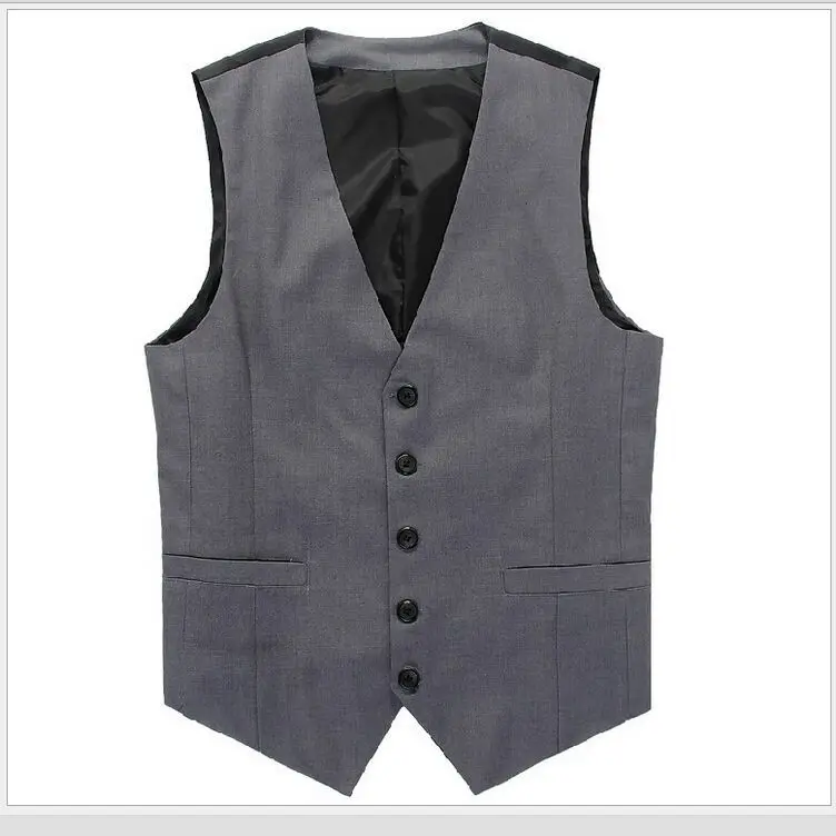 Новое поступление 2017 костюмы жилеты для мужчин облегающий мужской жилет