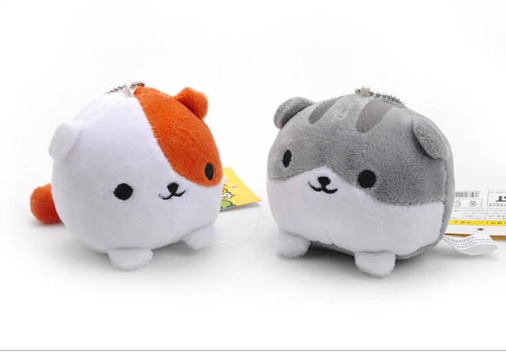 10 шт./лот Неко атсум кошка задний двор мини плюшевые мягкие куклы милые маленькие