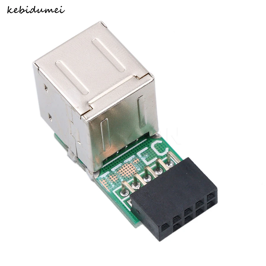 Kebidumei горячий Внутренний ПК USB 2 порта 0 9-контактный разъем мама на адаптер