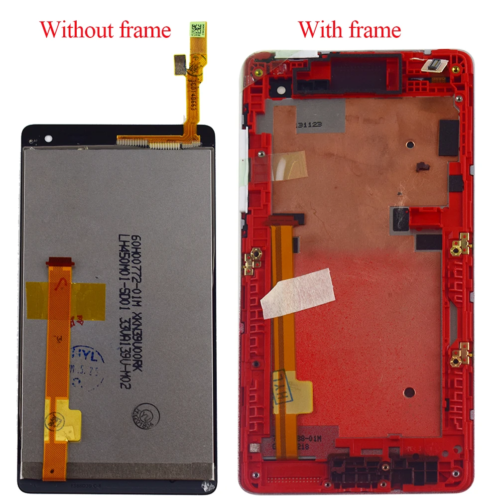 Для htc Desire 600 полный сенсорный экран дигитайзер сенсорная панель стекло +