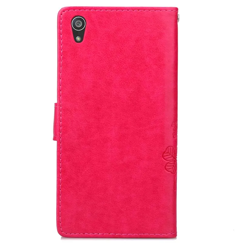BEFOSPEY с четырьмя листами чехол для телефона sony Xperia Z2 Z3 Z5 мини E3 E4 L1 E6 XP2 L50W L2 XA2 ультра