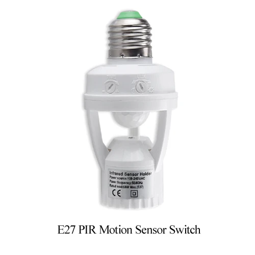 Motion sensor Switch E27 светодиодный вентилятор лампа E27 B22 Складной вентилятор Регулируемый угол наклона потолочный диодный светильник 30 Вт 45 Вт Мощный светодиодный s светильник лампа для дома - Испускаемый цвет: Motion sensor Switch