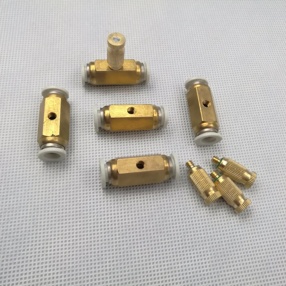 mist nozzle quick hose connector coupling slip lock elbow Fog Mist System Slip Lock Connector fog system | Дом и сад