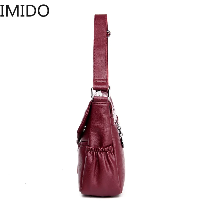 Новые женские кожаные сумки почтальон Feminina Bolsa роскошные кожаные сумки женские сумки дизайнерские Sac основная Женская сумка на плечо