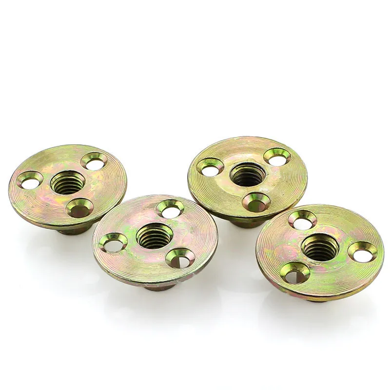 5 шт. железная гайка/мебельная гайка/гайка с замком/три гайки M6 M8 M10 | Обустройство