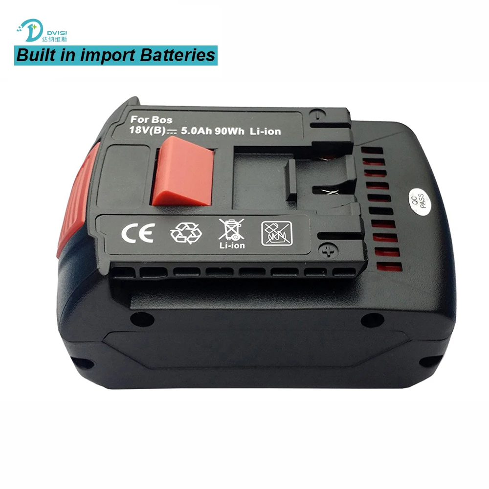 Сменный высокое Ёмкость 18V 5.0Ah литий ионный аккумулятор на дрель Батарея для Bosch