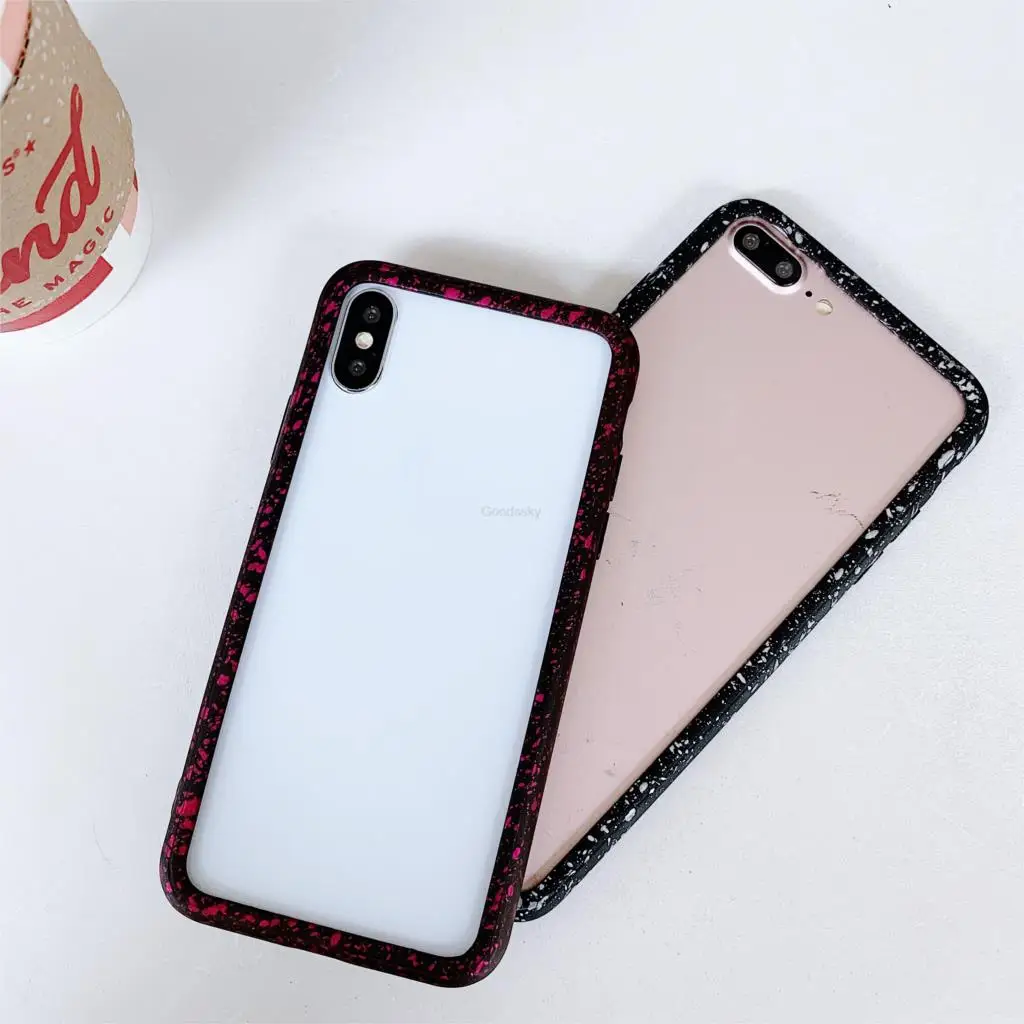 Для iPhone X XR Xs Max Бампер Тонкий Силиконовый протектор мягкая рамка телефон бампер чехол для iPhone 6 6S 7 8 Plus Capa Funda Coque