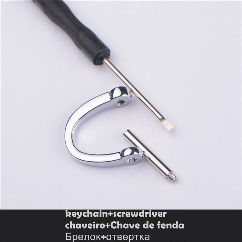 QOONG 2020 Φ брелок для ключей DIY аксессуары отвертка мужчин и женщин металлический