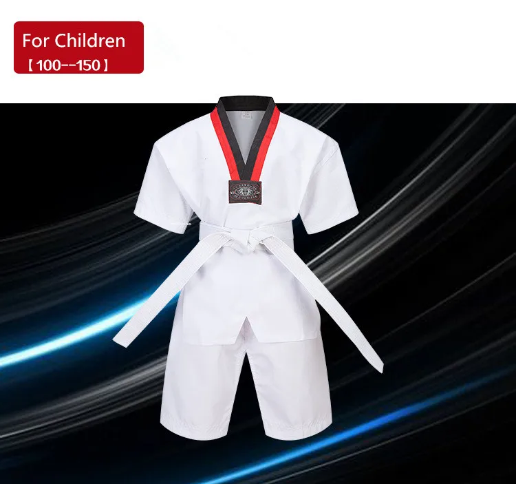 Высококачественная одежда WTF Mooto для тхэквондо Dobok детская униформа каратэ