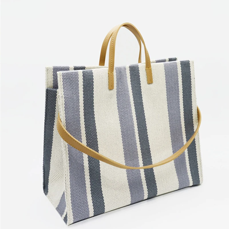

BENVICHED Ladies' canvas Tote bag 2022 new spring fashion handbag Inclined single shoulder Shopping bag small square bag c340