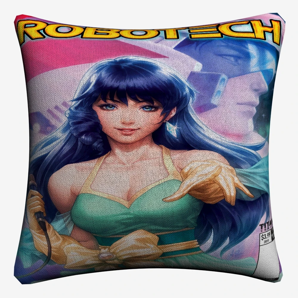 Robotech Аниме классический вопрос Декоративные белье Чехлы 45x45 см наволочка для