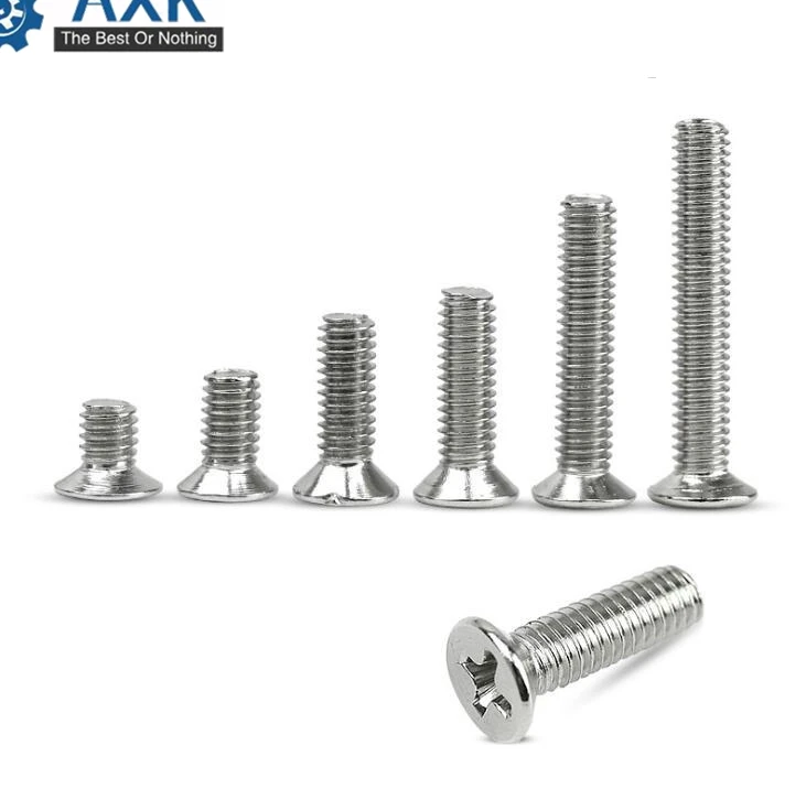 Philips Machine Screw Stainless Steel M2.5*3/4/5/6/8/10/12/16/20/25/30/35/40/45/50/60 Flat Head Verbus Ripp Bolt Phillips | Обустройство