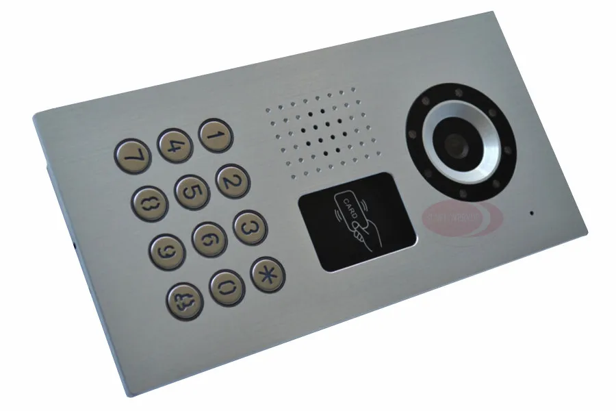 2v2 видео дверь домофон rfid пароль разблокировки 2 водонепроницаемый ip65 ccd камеры