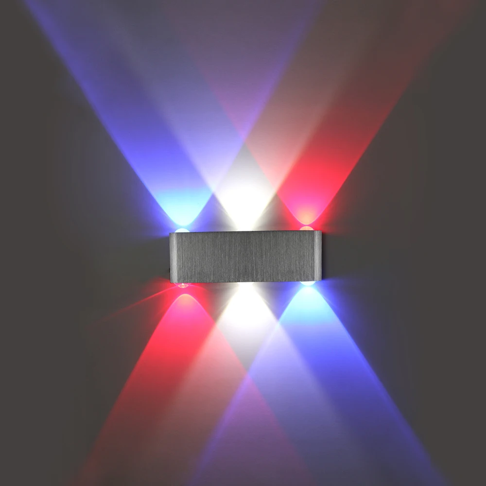 Цветные настенные бра 6 Вт комнатный светильник для лестницы прикроватная