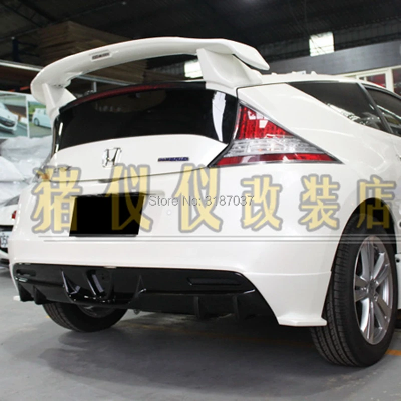 Для Honda CRZ CR Z 2012 2015 MUGE style ABS Plastic задний спойлер на крыло крышу багажник крышка