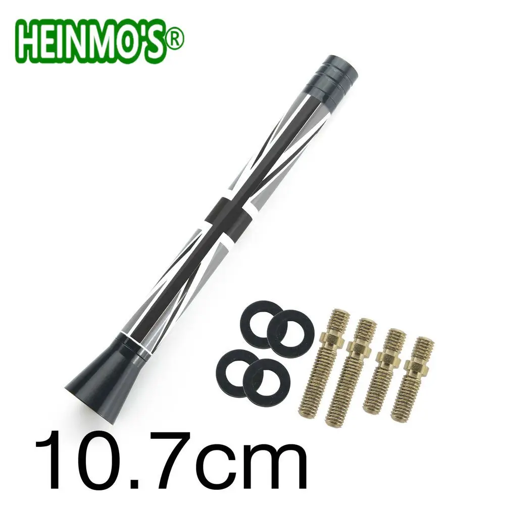 Flag Grey Jack 107mm Аксессуары для MINI Cooper, земляк для MINI Cooper R56 R50 R53 R55 R60, одна автомобильная антенна для MINI F56 F55 F54 F60 F61 - Цвет: Flag Grey Jack 107mm