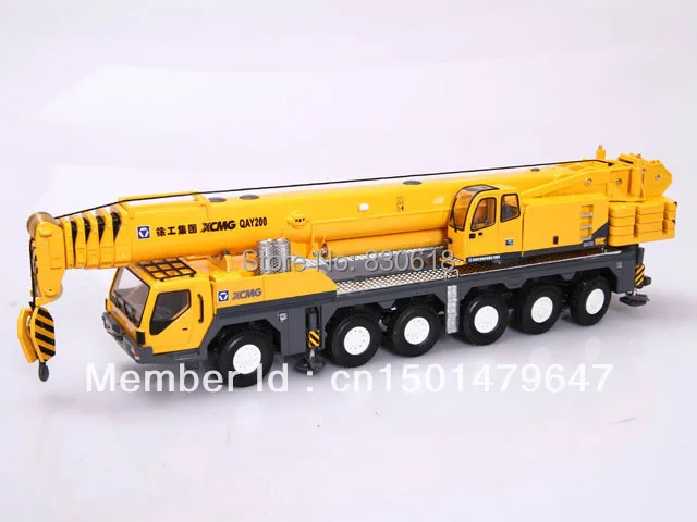 1/50 масштаб XCMG QAY200 мобильный тяжелый вездеход кран Металлический Литой