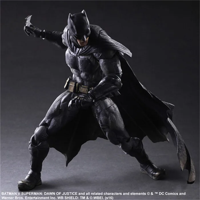Бэтмен Play Arts Kai Action Figures Dawn of Justice ПВХ игрушки 270 мм аниме модель фильмов Playarts