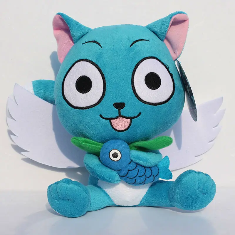 Японские тапочки в виде персонажа аниме Fairy Tail Happy мягкая плюшевая игрушка