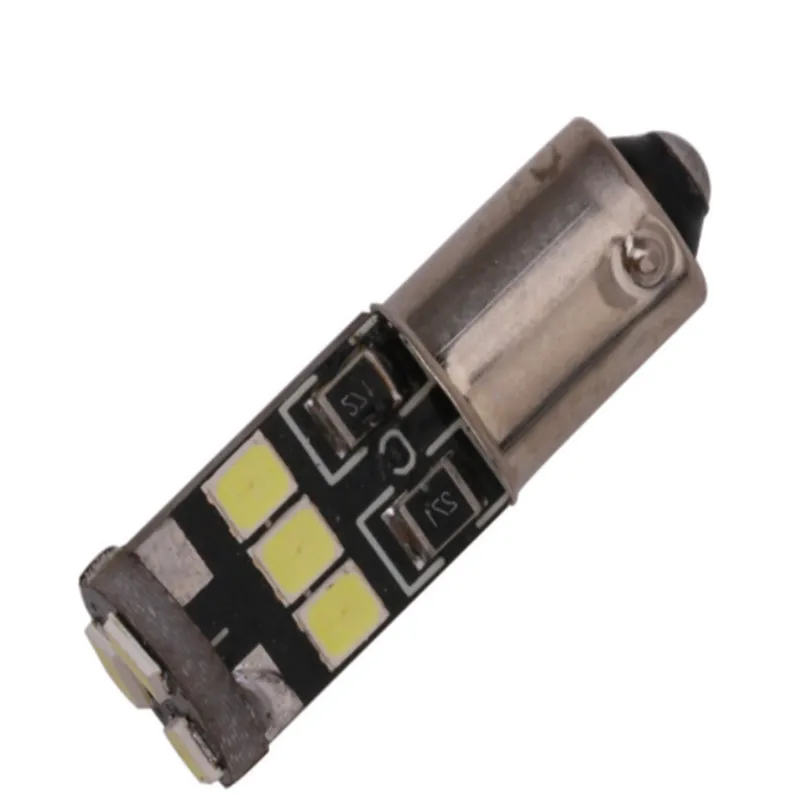 1 шт. BA9S T4W H6W 2835 SMD CANBUS Белый 9 светодиодный автомобиль на танкетке с боковой плафон